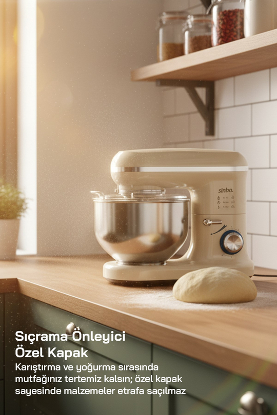 Sinbo SMX-2770 Standlı Mikser-Krem