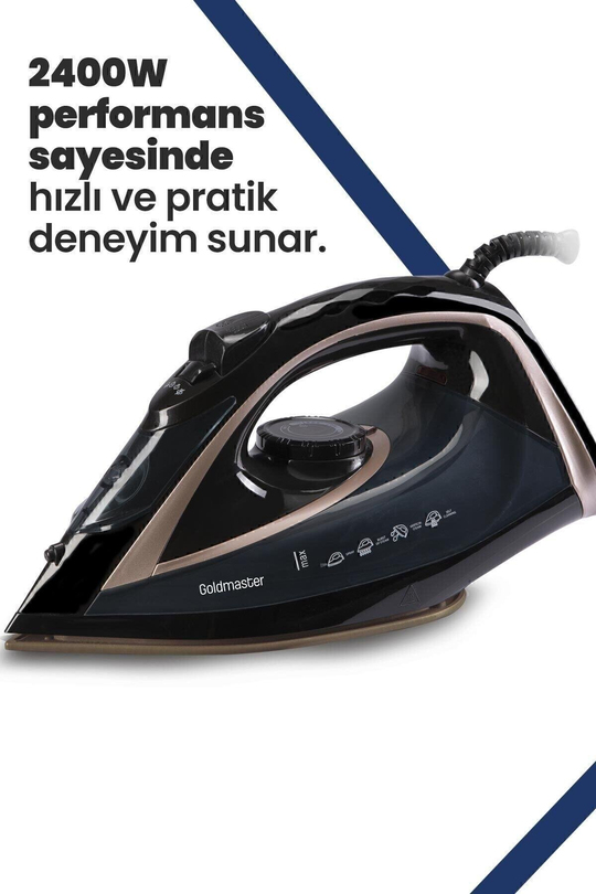Smarty 2400 Watt Seramik Tabanlı 170 gr Etkili Şok Buharlı Ütü