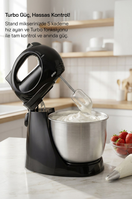 Smx-2731 Inox Taslı Mikser - Blender Seti Sinbo