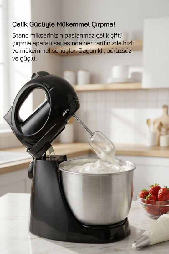 Smx-2731 Inox Taslı Mikser - Blender Seti Sinbo