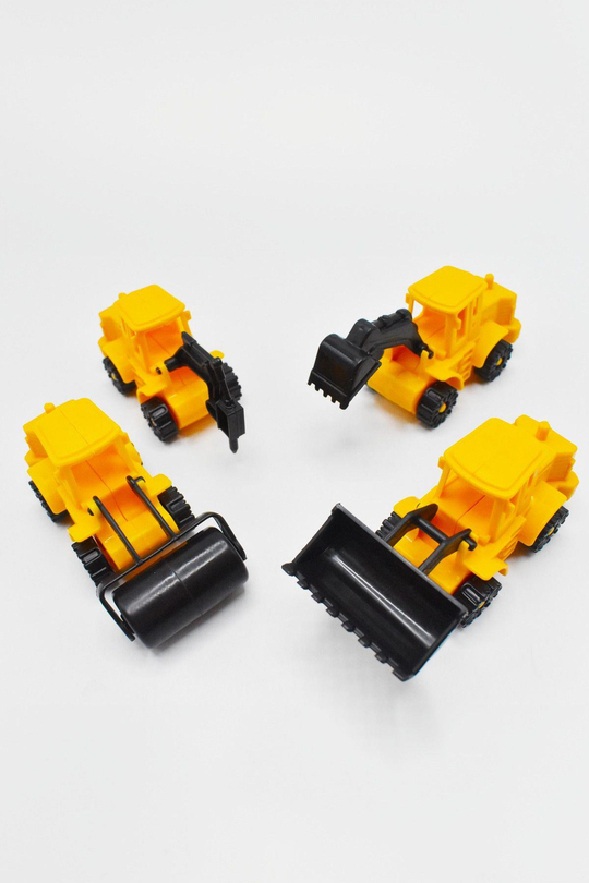 Toys Inşaat Seti Inşaat Araçları Kum Oyuncak 4lü Set