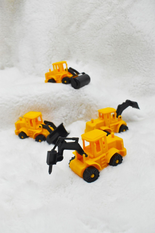 Toys Inşaat Seti Inşaat Araçları Kum Oyuncak 4lü Set