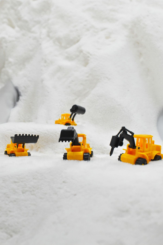 Toys Inşaat Seti Inşaat Araçları Kum Oyuncak 4lü Set