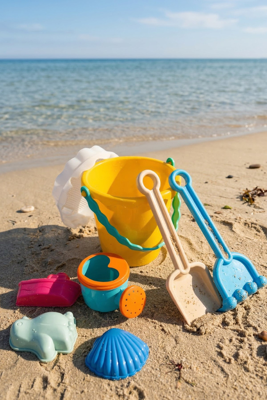 Toys Kova Suluklu Ve Kalıplı Deniz Plaj Kum Oyuncağı Set