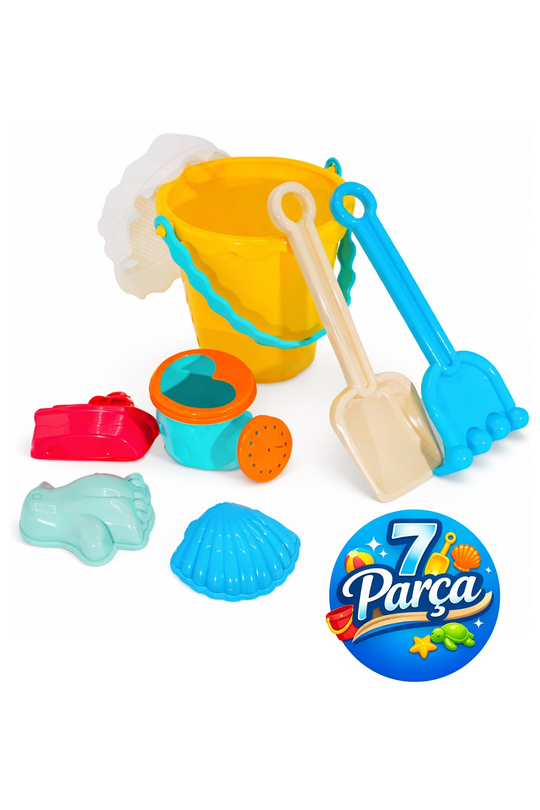 Toys Kova Suluklu Ve Kalıplı Deniz Plaj Kum Oyuncağı Set