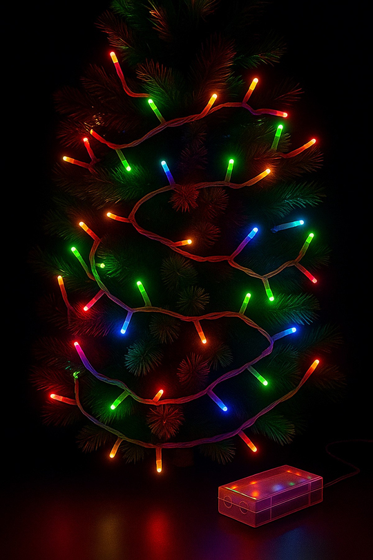 WALDERN 50LİK RGB PİLLİ LED IŞIK