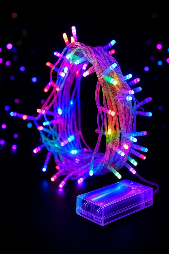 WALDERN 50LİK RGB PİLLİ LED IŞIK