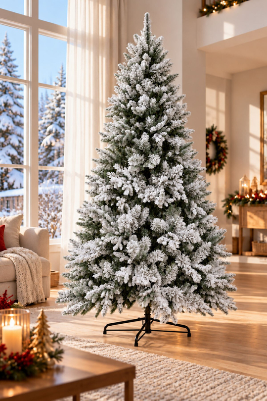 Waldern Premium Luxury Series 240 cm Karlı Yılbaşı Ağacı