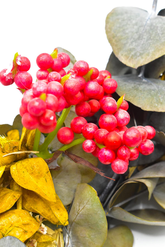 Waldern Yılbaşı Kapı Süsü Kapı Çelengi Doğal Kapı Süsü Yılbaşı Dekorasyon