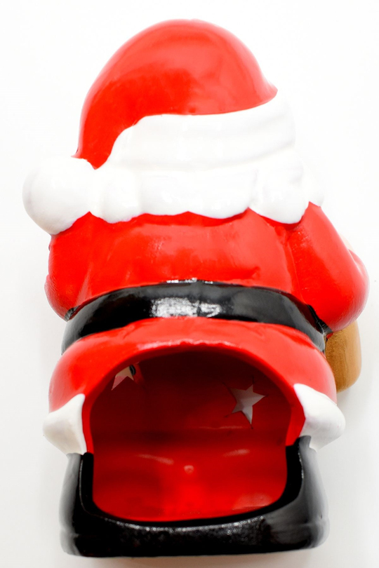 Yılbaş Temalı Noel Mumluk Yılbaşı Süsü 14cm