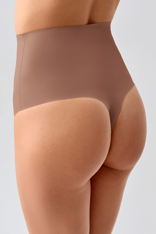 Lazer Kesim Yüksek Bel String | Cappuccino 9206