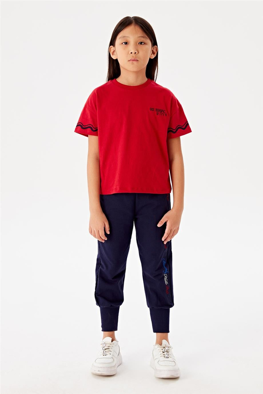 Beverly Hills Polo Club Kız Çocuk Kırmızı T-Shirt