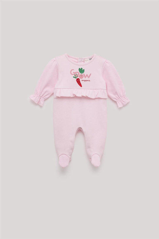 Layette Kız Bebek Pembe Tulum