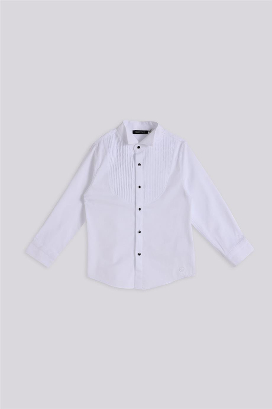 Nebbati Erkek Çocuk Beyaz GömlekNebbati Erkek Çocuk Beyaz Gömlek