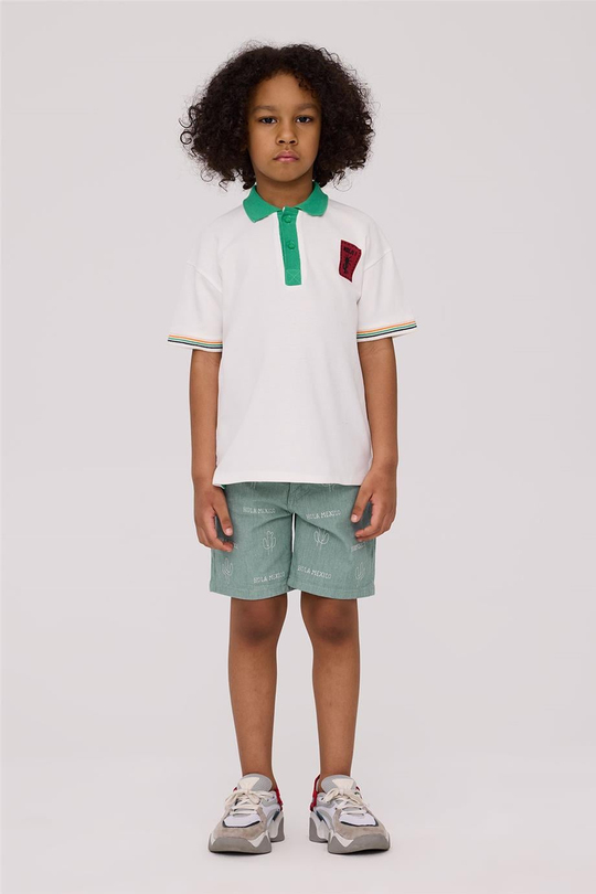 Nebbati Erkek Çocuk Ekru TshirtNebbati Erkek Çocuk Ekru Tshirt