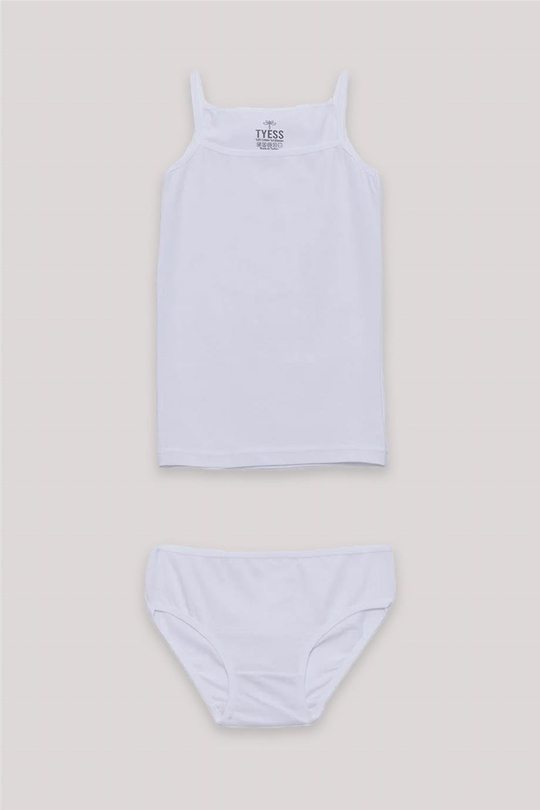 Tyess Kız Çocuk Beyaz İç Çamaşır