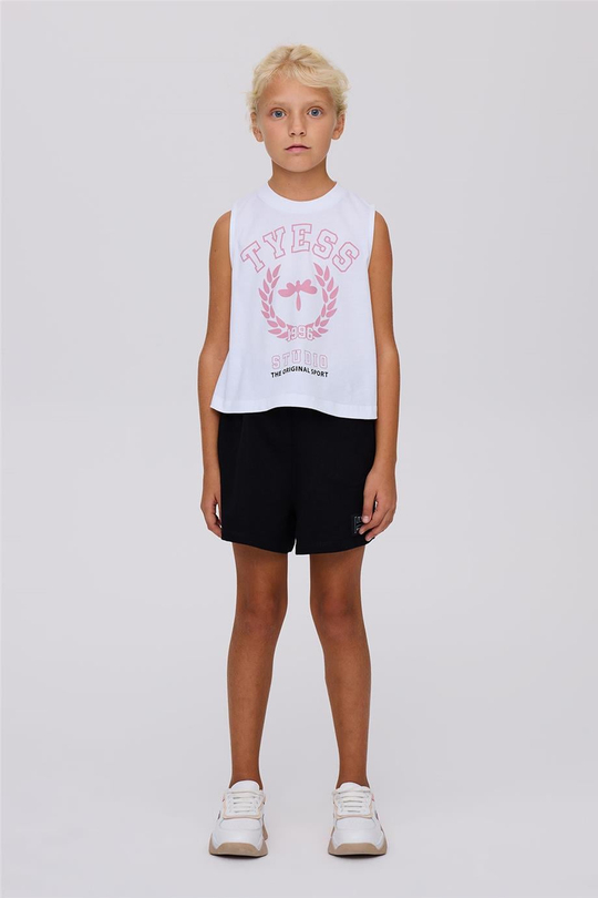 Tyess Kız Çocuk Beyaz TshirtTyess Kız Çocuk Beyaz Tshirt