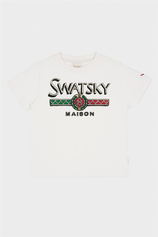 Swatsky Erkek Çocuk Kırık Beyaz T-Shirt Satın Al | B&G Store