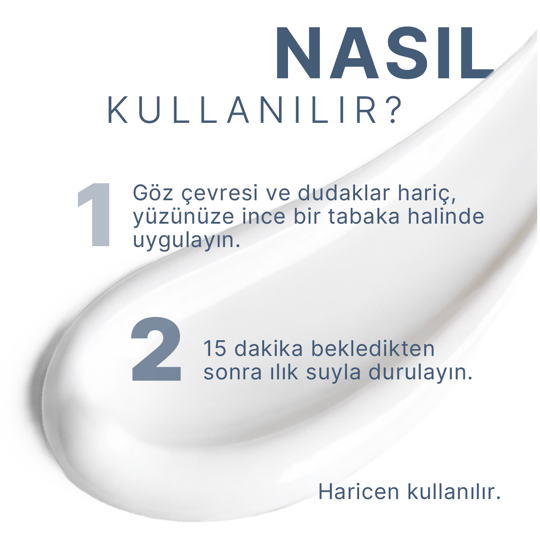 Dolgunlaştırıcı, Onarıcı ve Elastikiyet Arttırıcı Multi Peptit Kompleksli Krem Maske - 50 ml