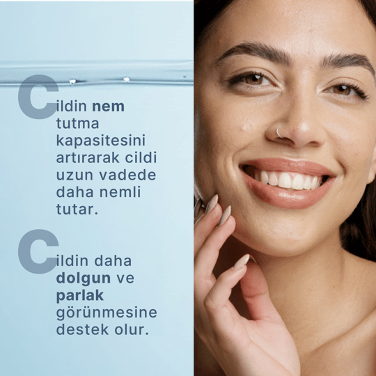 Yoğun Nemlendirici, Dolgunlaştırıcı, Kırışıklık Karşıtı Peptitli Hyaluronik Asit Serum - 30 ml