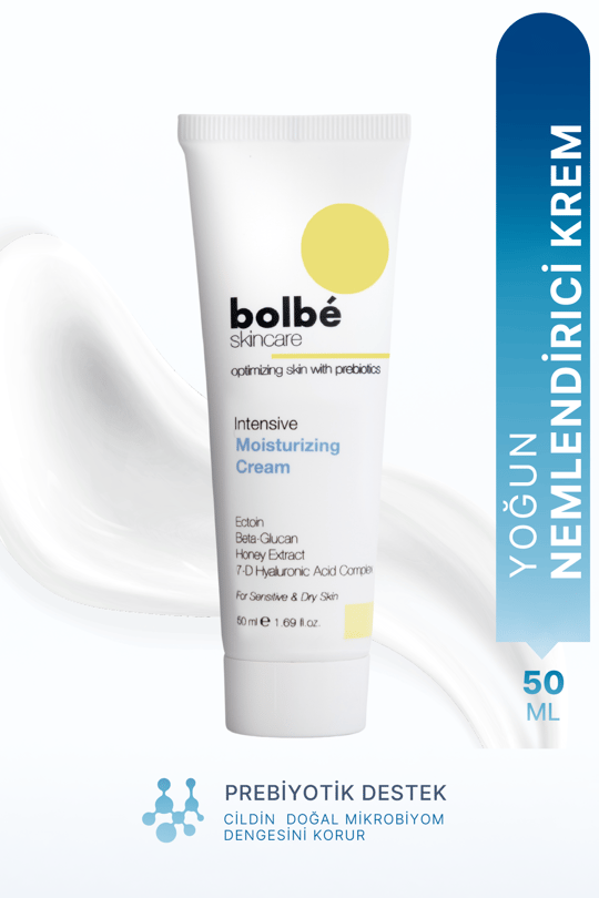Yoğun Nemlendirici, Onarıcı ve Besleyici, Prebiyotikli Yüz Kremi (Hyaluronik Asit) - 50 ml