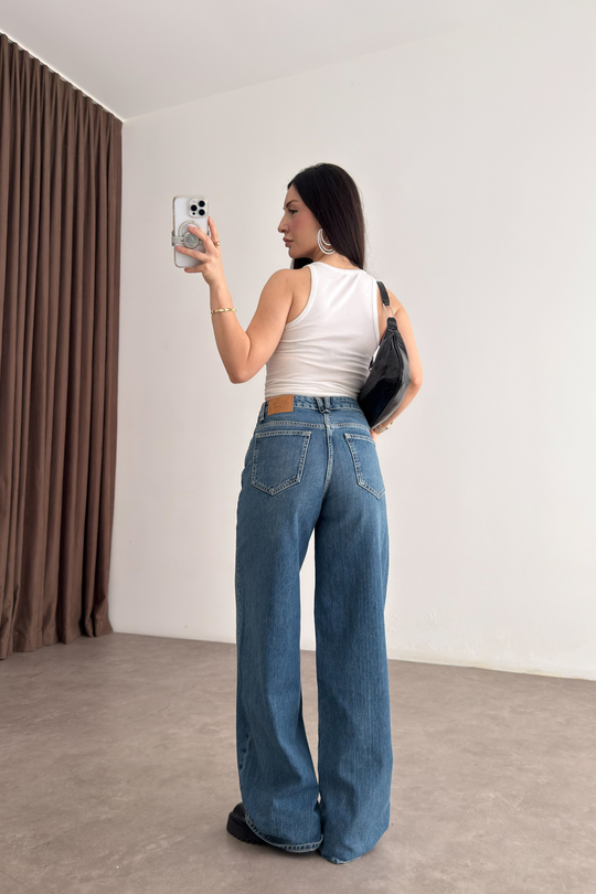 Clns Orj. Orta Mavi Loose Fit Jean