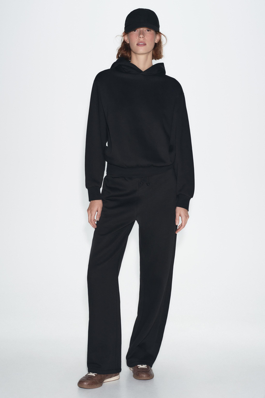 ZRA Orj. Siyah Basic Eşofman Takımı