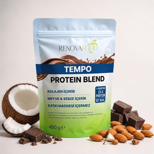 Tempo ProteinSüper Protein Öğünü | Yüksek Proteinli, Lifli ve Kolajen İçeren Tatlı Öğün AlternatifiRenovafood