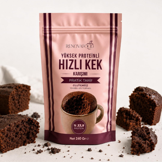 Yüksek Proteinleri Hızlı Kek KarışımıRenovafood