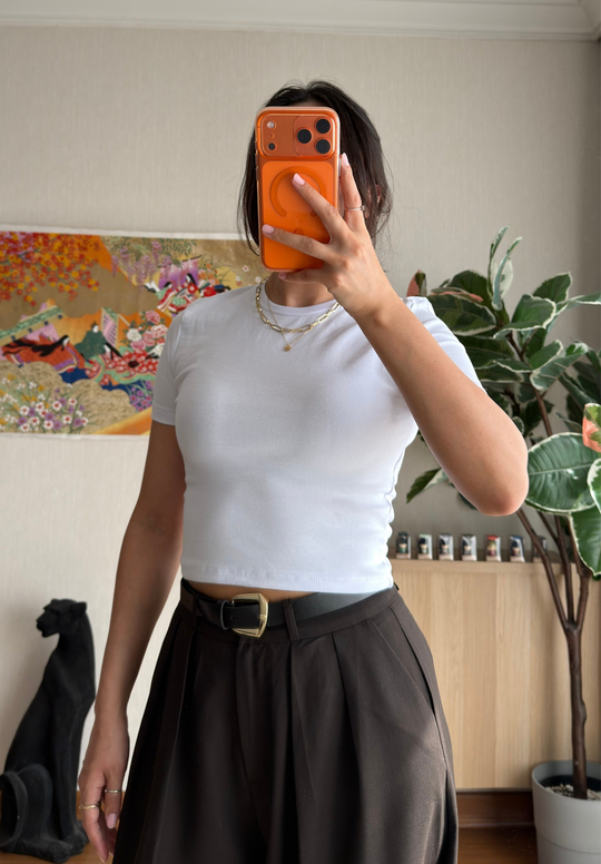 Yoko Basic Fit T-Shirt Beyaz