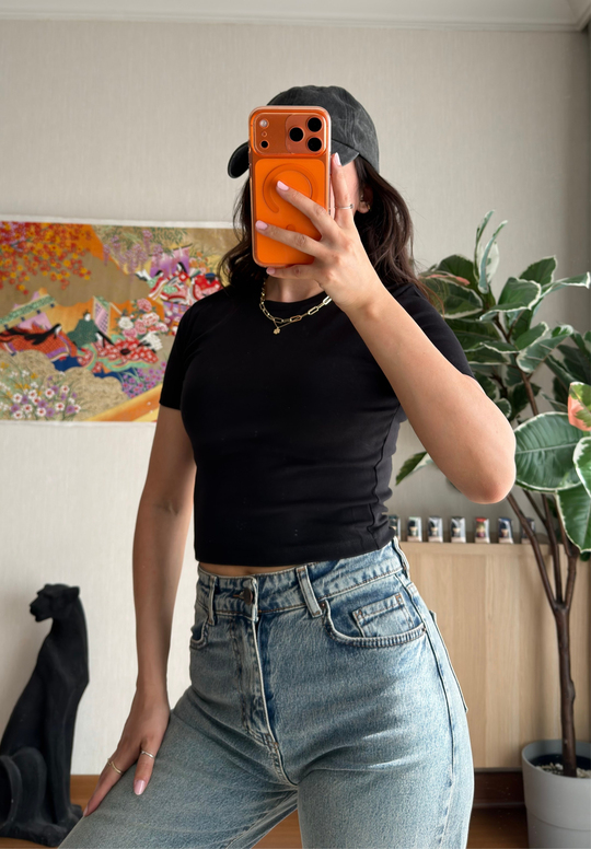 Yoko Basic Fit T-Shirt Siyah