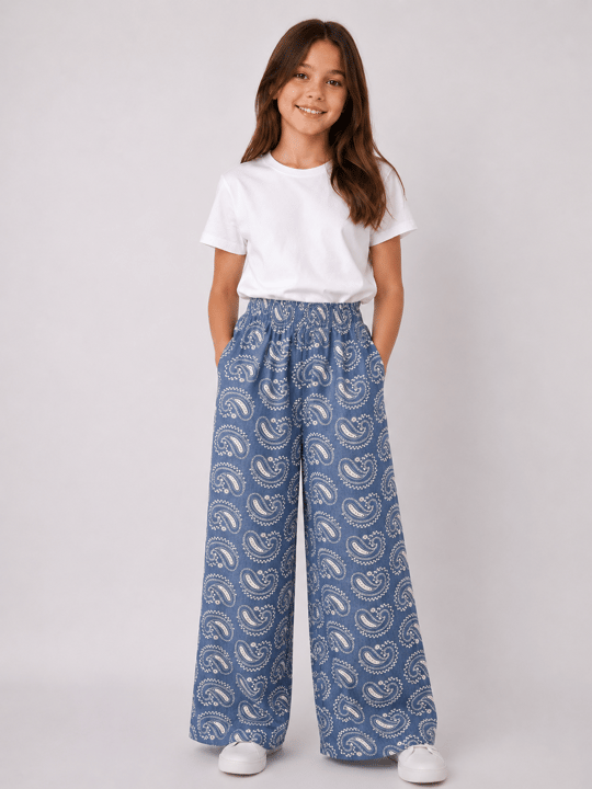 Denio 1 Kot Kumaş Nakışlı Pantolon