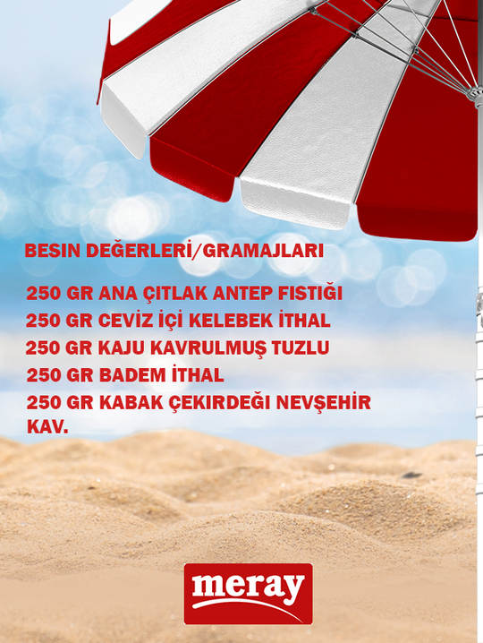  Kuruyemiş Mix 250 gr 5li paket seti 