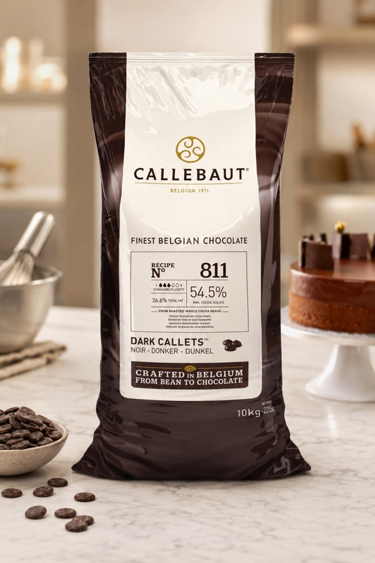 Callebaut 811 Bitter Kuvertür Drop Çikolata 10 kg