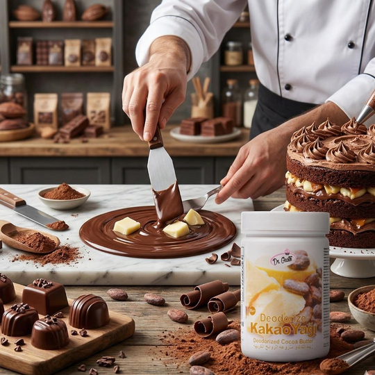 Dr. Gusto Kakao Yağı 50 gr - Saf Kakao Yağı (Gıda ve Kozmetik Kullanımına Uygun)