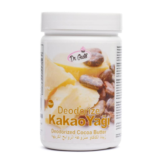 Dr. Gusto Kakao Yağı 50 gr - Saf Kakao Yağı (Gıda ve Kozmetik Kullanımına Uygun)