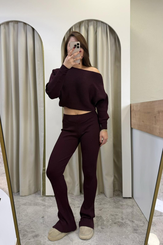 Sale Marka Model Oys Triko Takım-MÜRDÜM