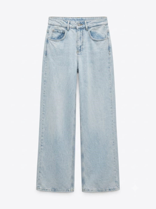 Scarf Buz Mavi Tensel Jean