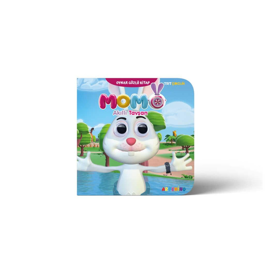 Akıllı Tavşan Momo - Oynar Gözlü Kitap