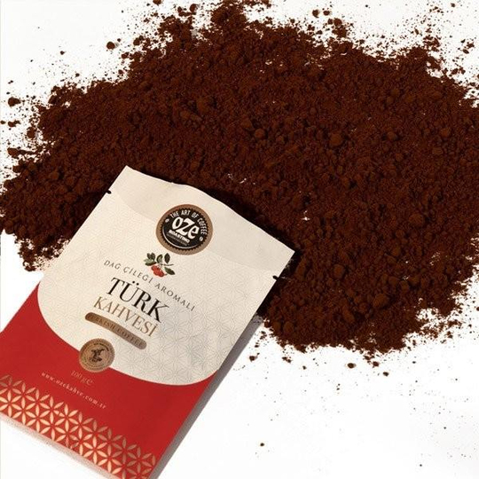 Dağ Çileği Aromalı Türk Kahvesi 100G