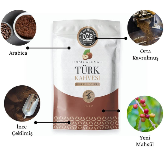 Fındık Aromalı Türk Kahvesi 100G