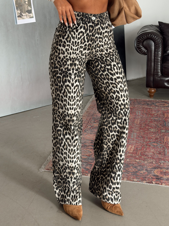 Leopar Desenli Palazzo Jean - Leopar