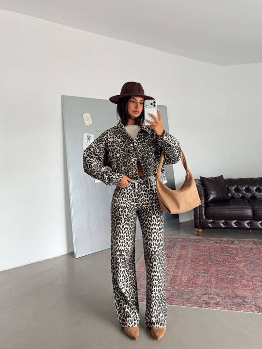 Leopar Desenli Palazzo Jean - Leopar