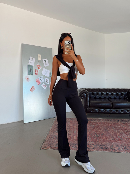 Flare Model Belize Tayt - Siyah