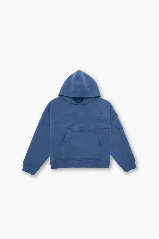 Urban Shield Oversize Welsoft Sweatshirt Kadın Mavi