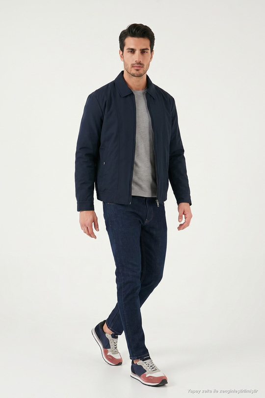 Pamuklu Normal Bel Boru Paça Jeans Erkek Kot Pantolon 5901F10MILANO LACİVERT