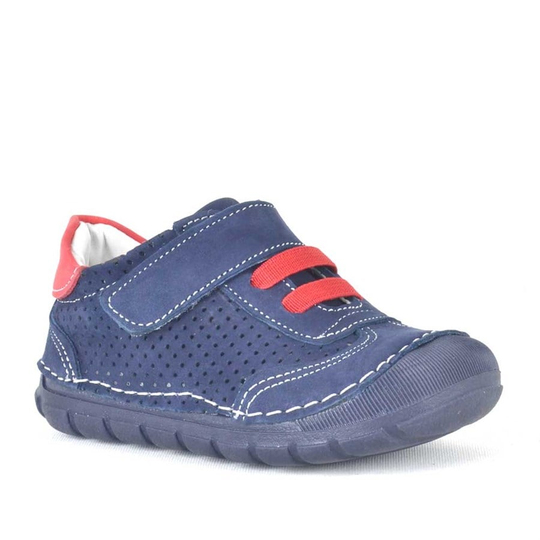 Anatomic Navyblue Boy's Genuine Leather Baby Shoes First Step