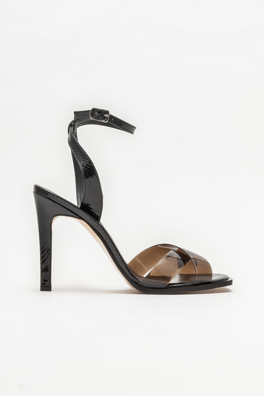 Siyah Kadın Topuklu Sandalet Satın Al! NECHA-01 Fiyatı | Elle Shoes