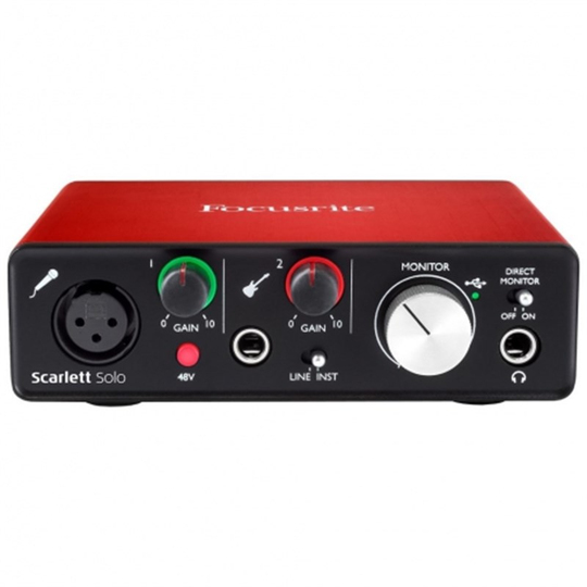 Focusrite Scarlett Solo Studio Pack Stüdyo Ses Kayıt Seti