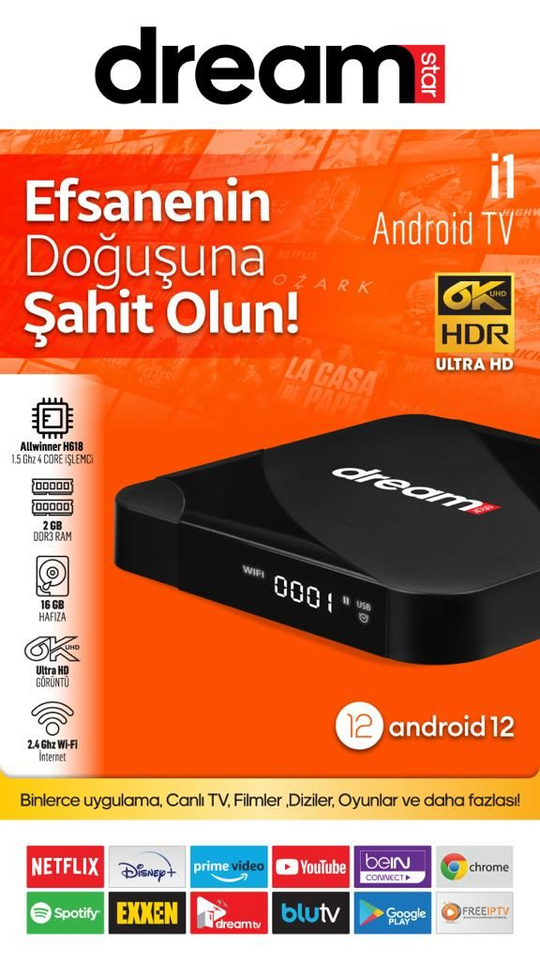 Dreamstar i1 Android Tv Box